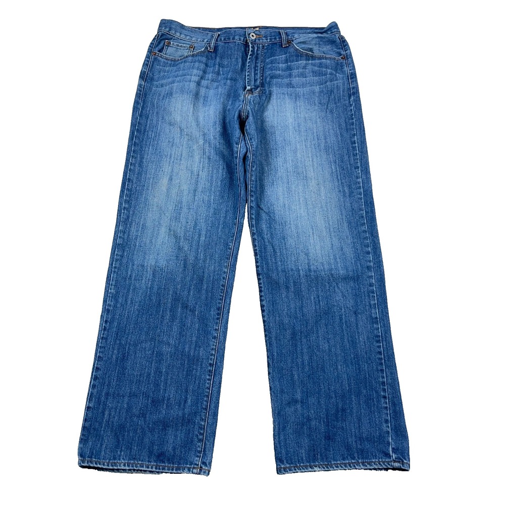 Lucky Brand Jeans Men 38x30 Relaxed Fit Straight Leg Baggy VTG Y2K Faded